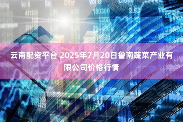 云南配资平台 2025年7月20日鲁南蔬菜产业有限公司价格行情